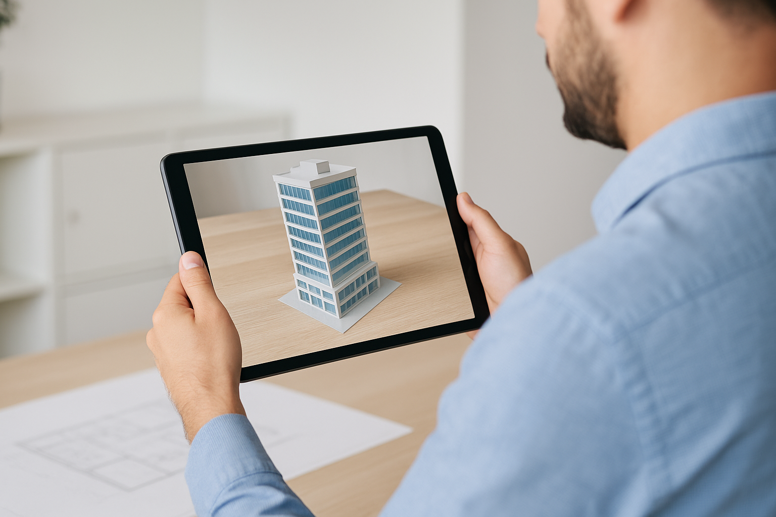 Augmented reality for architects - using iPad to visualize a design