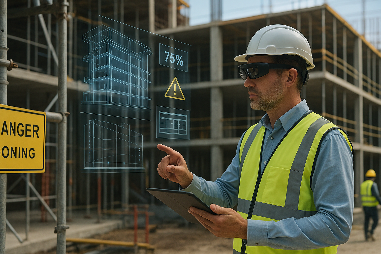 AR in Construction Site Monitoring: Real-Time Safety & Efficiency