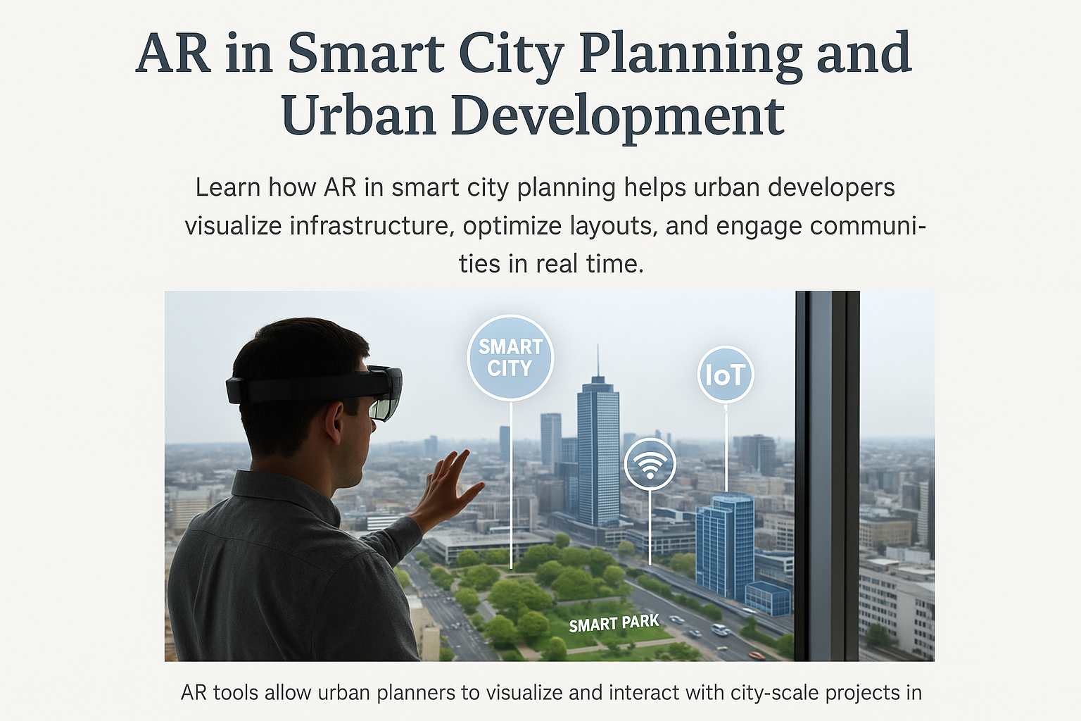AR in Smart City Planning and Urban Development